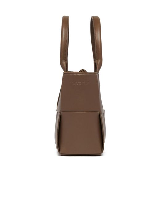 Bottega Veneta Brown Mini Arco Tote Bag