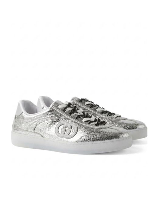 Gucci Gray G75 Trainers