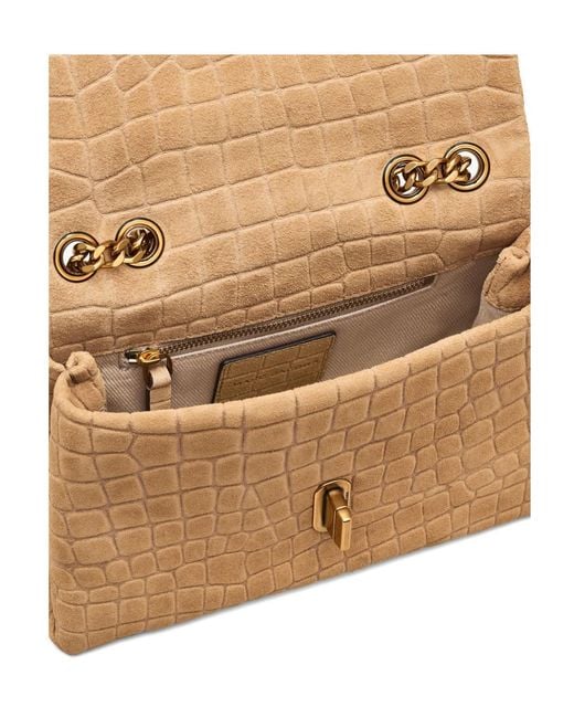 Marc Jacobs Natural The Embossed Slim Dual Convertible Shoulder Bag