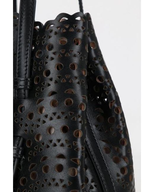 Alaïa Black Alaïa Mina 20 Small Tote Bag
