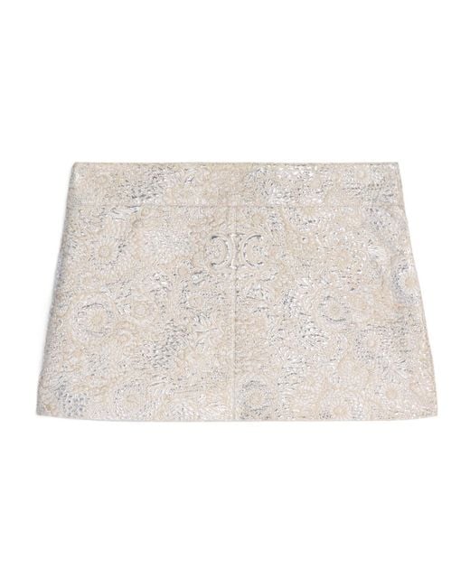 Céline Natural Pattern Skirt