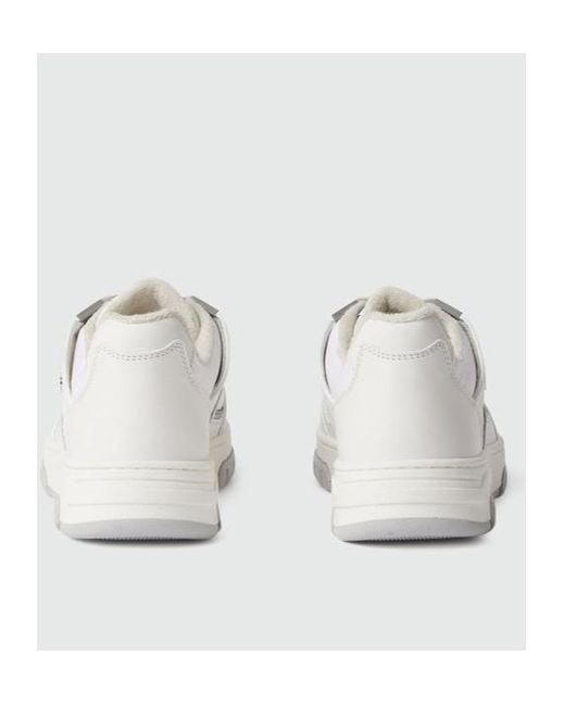 MSGM White Round-Head Sneakers for men