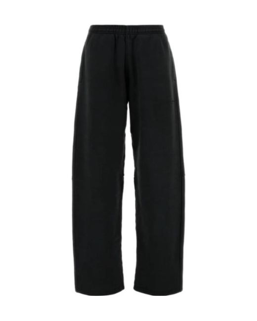 Alexander Wang Black Articulated Leg Sweatpants