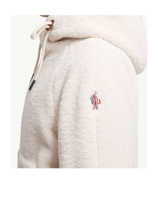Moncler Natural Yushan Reversible Teddy Short Padded Jacket