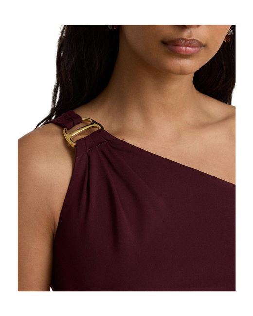 Ralph Lauren Purple Solid Color Ball Gown