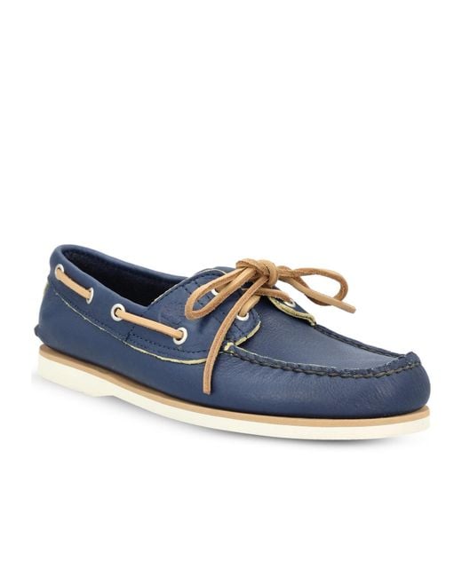 Timberland Blue Round-Toe Casual Shoes for men