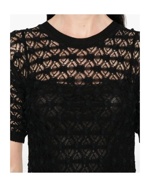 Alaïa Black Lace Midi Dress