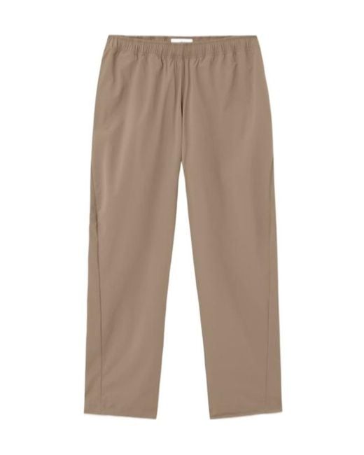Stone Island Natural Elasticated-Waistband Technical Trousers for men