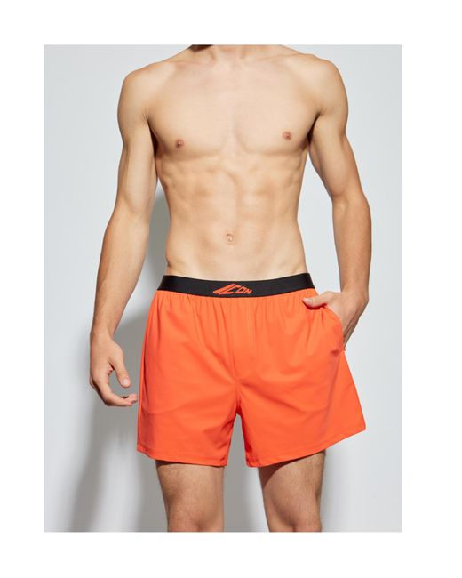 DSquared² Orange Logo-Embroidered Boxers for men