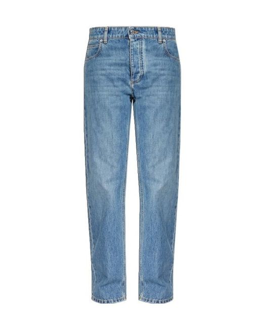 Bottega Veneta Blue Belt Loop Jeans