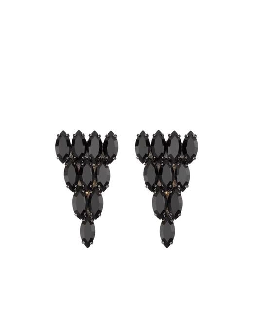Gucci Black Geometric Shape Earrings