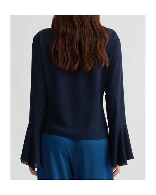 Liu Jo Blue Georgette Blouse