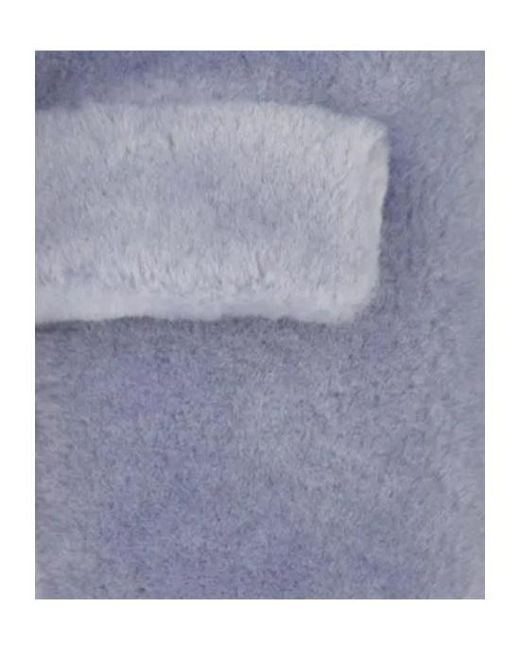 Blancha Blue Long-Sleeved Coat