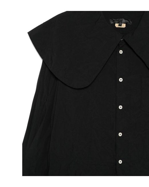 Comme des Garçons Black Oversized-Collar Shirt
