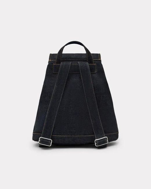 KENZO Black Five Pockets' Backpack for men