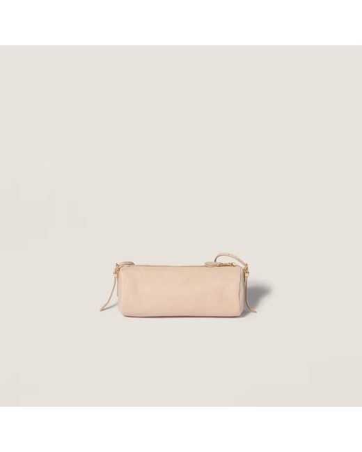 Miu Miu Natural Nappa Leather Pouch