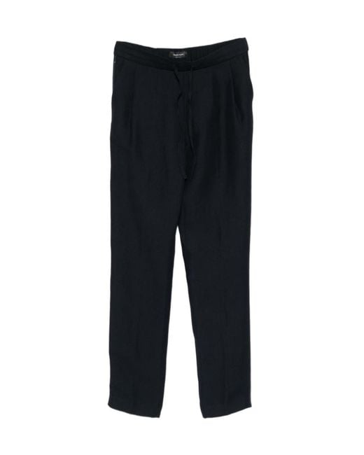 Fabiana Filippi Black Drawstring Trousers