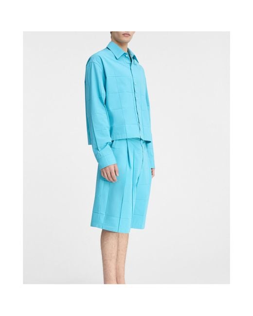 Jacquemus Blue La Chemise Corto Shirt for men