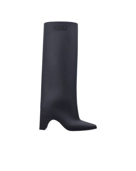 Coperni Blue Knee-High Bridge Boots