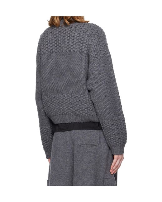 Lisa Yang Gray Signe Sweater
