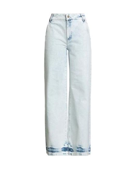 MAX&Co. Blue Wide-Leg Jeans