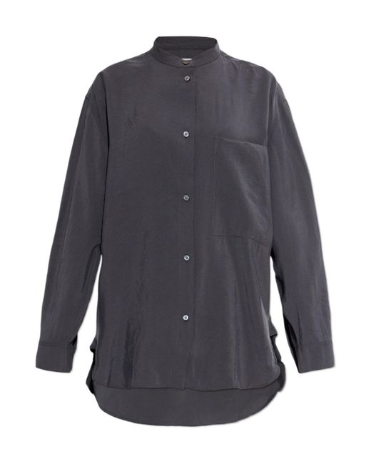 Studio Nicholson Blue Buttoned Pocket Shirt