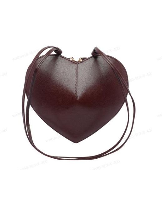 Alaïa Red Alaïa 3D Heart-Shaped Bag