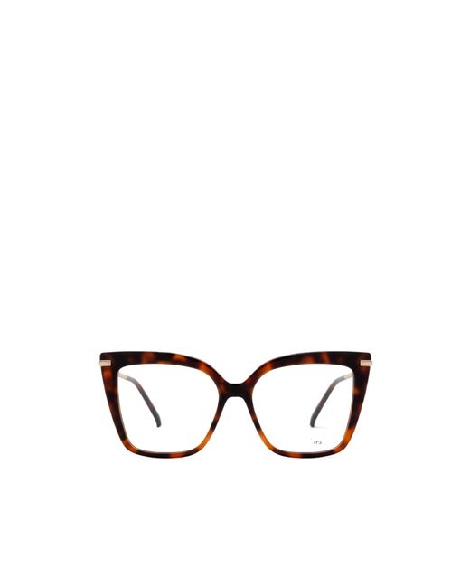 Max Mara White Butterfly Frame Glasses
