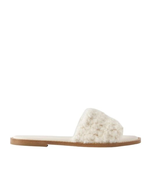 Gabriela Hearst White Ballast Slippers