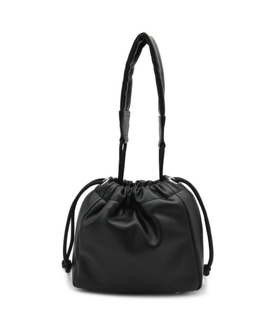 Vivienne Westwood Black Logo Plaque Tote Bag