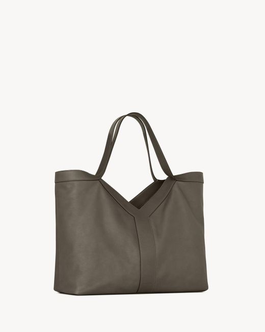 Saint Laurent Gray Y Giant Tote for men