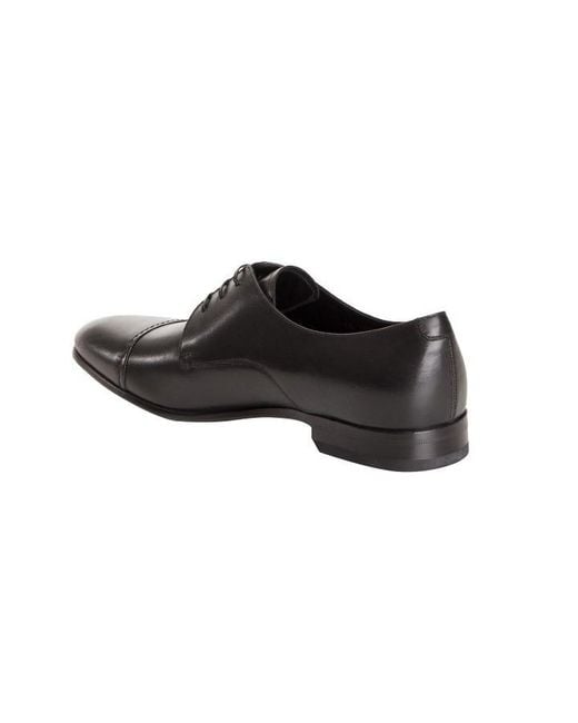 Ferragamo Black Tie Business Casual Shoes for men