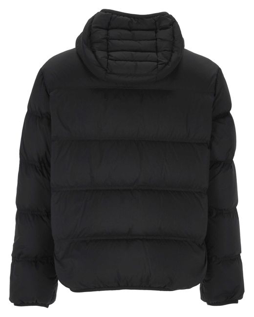 Moncler Black Poitevin Hooded Short Down Jacket for men