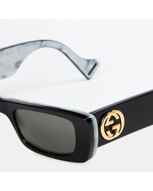 Gucci White Pattern Sunglasses