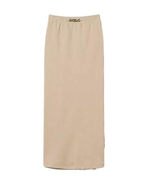 Twinset Natural Oval T-Chain Skirt