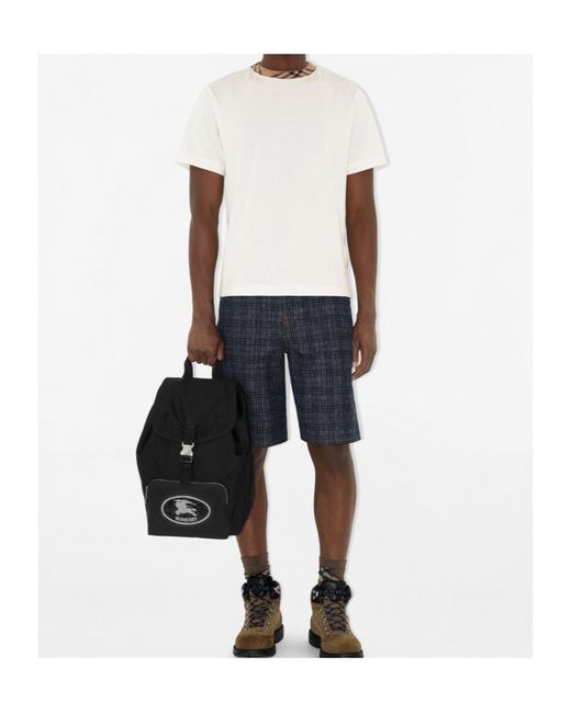 Burberry Black Orkney Flap Backpack for men
