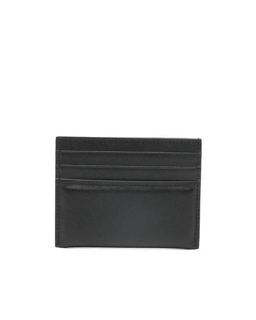 Givenchy Black Logo Embossed Card Case for men