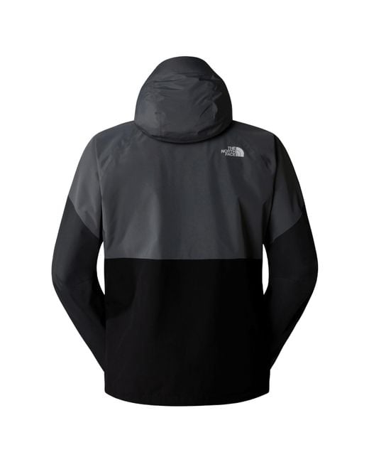 The North Face Black Colour-Block Hooded Jacket for men