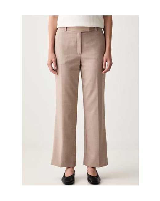 Calvin Klein Natural Straight-Leg Casual Trousers
