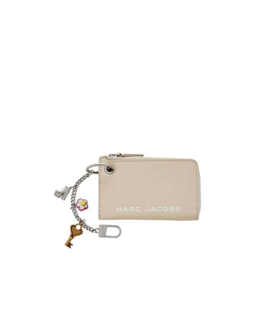 Marc Jacobs Natural Zipper Coin Purse