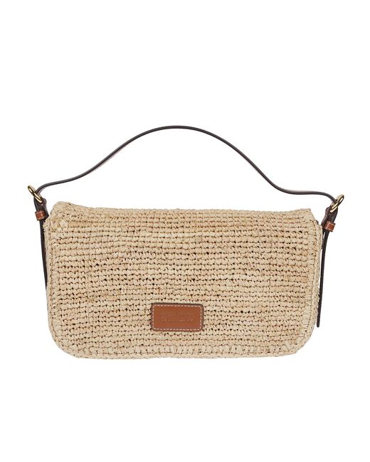 Staud White Harlow Shoulder Bag
