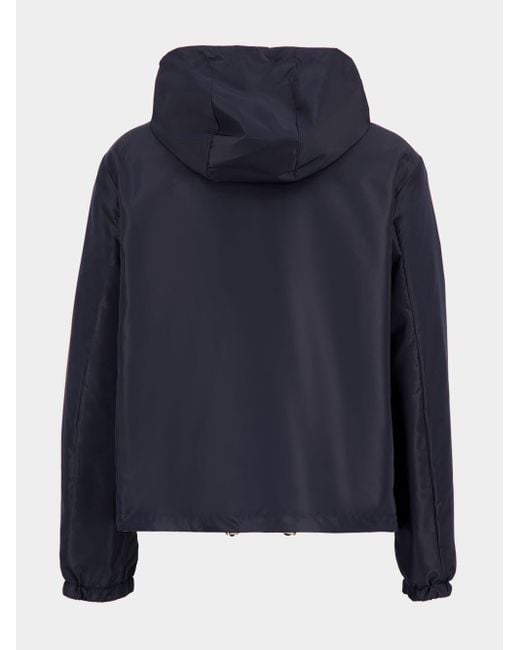 Fendi Blue Ff Appliqué Reversible Blouson for men