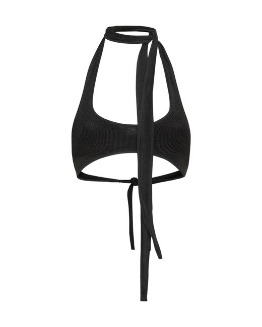 Y. Project Black Multi-Scarf Bralette