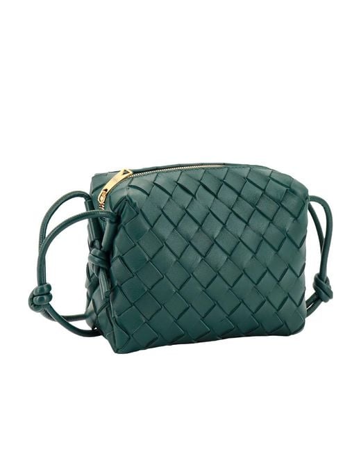 Bottega Veneta Green Loop Mini Camera Bag