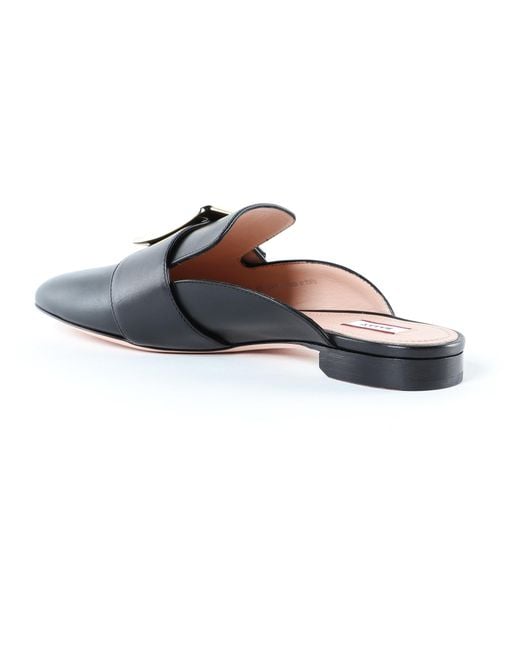 Bally Blue Janesse Heel Muller Shoes