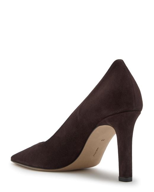 The Row Brown Carla 80 Suede Pumps