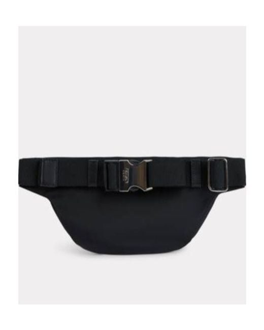 KENZO Black Wild Tiger Belt Bag for men