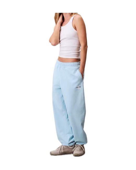 Calvin Klein Blue Monologo French Terry Jogger