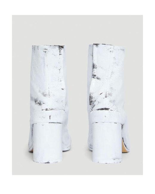 Maison Margiela White Tabi Vintage Ankle Boots