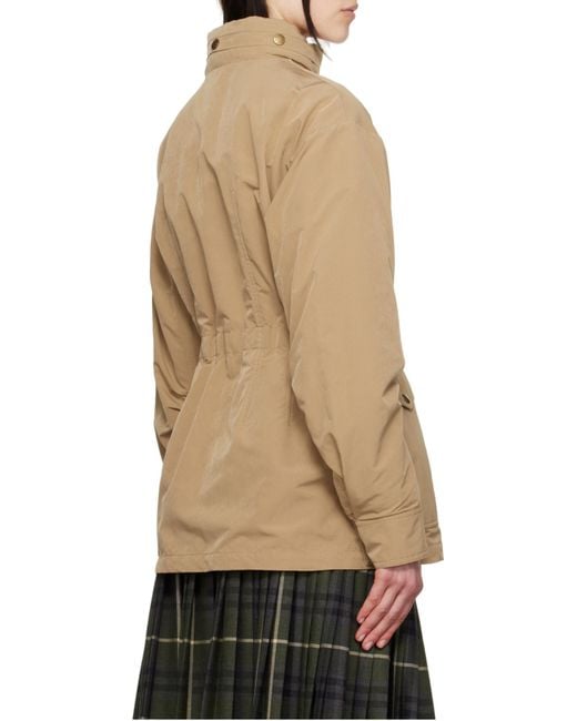 Moncler Brown Nades High-Neck Jacket
